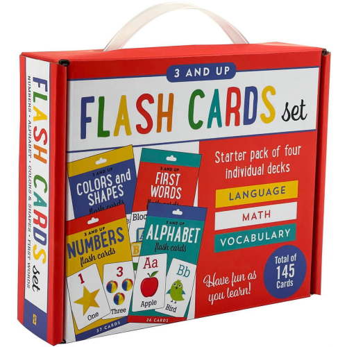 Flash Cards Set: Alphabet, Colors & Shapes, First Words, and Numbers Four Pack Set (Other)