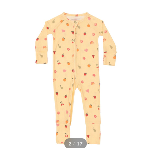 Tutti Frutti Small Ribbed Zip Romper – Brave Little Ones
