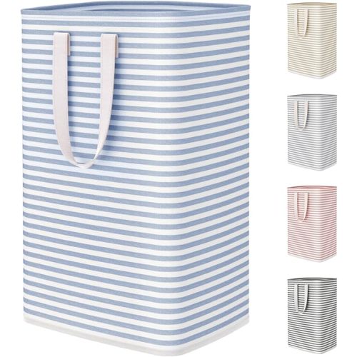 Lifewit 75L Large Collapsible Laundry Basket with Extended Handles, Blue
