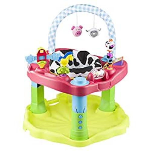 Amazon.com : Evenflo Exersaucer Moovin & Groovin Activity Center, 25x30x30 Inch (Pack of 1) : Baby