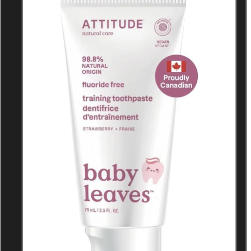 EWG Verified® fluoride-free toothpaste for babies | ATTITUDE™