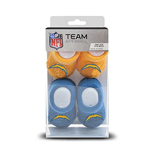 FBF Originals - NFL Infant Bootie Socks 0-12 Months - 2 Pack