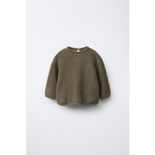 SOFT TOUCH T-SHIRT - Khaki | ZARA United States