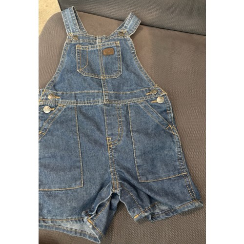 Lee Kids Shortalls Blue Size 2T Cotton Blend Great Condition Unisex