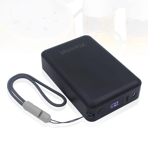 12v Portable Breast Pump Battery and Charger for Medela Sonata,Freestyle,Spectra S1 S2 9Plus and Lactina Hygeia EnJoye (Black, 20000mAh)