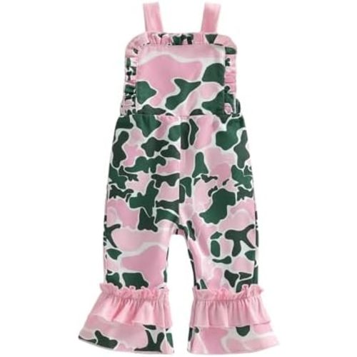 Toddler Baby Girl Golf Clothes Infant Golf Print Romper Sleeveless Jumpsuit Overalls Cute Summer Golfing Outfits