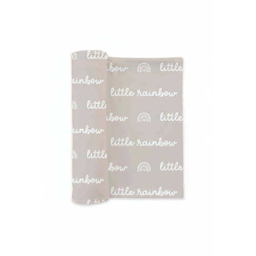 Little Rainbow Swaddle Blanket | Neutral