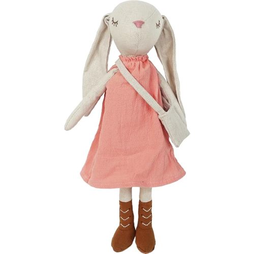 MON AMI Hazel The Bunny Stuffed Doll - 13", Soft & Cuddly Plush Animal Doll, Use as Toy or Room Décor, Cute Huggable Plushie Gift for Kids of All Ages