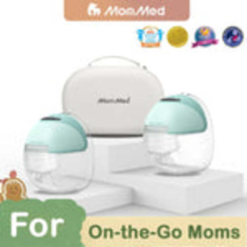 MomMed S21 Pro Breast Pump-Classic with Carrying Case | Green