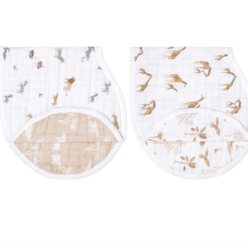 Organic Cotton Muslin Burpy Bib