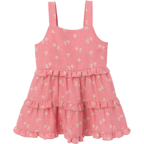 Infant & Toddler Girls Pink Raspberries Gauze Dress