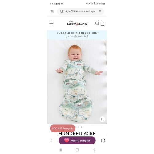 Hundred Acre Woods Sleep Sack