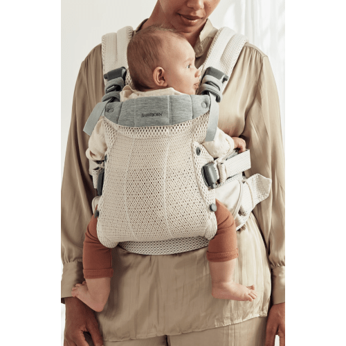 BabyBjörn Baby Carrier Harmony in Cream 3d Mesh