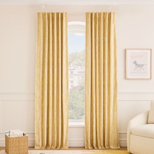 Painted Stripe Blackout Curtain