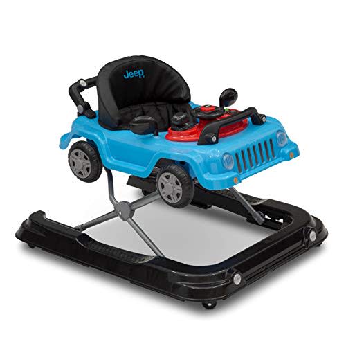 Jeep Classic Wrangler 3-in-1 Grow with Me Walker by Delta Children, Blue