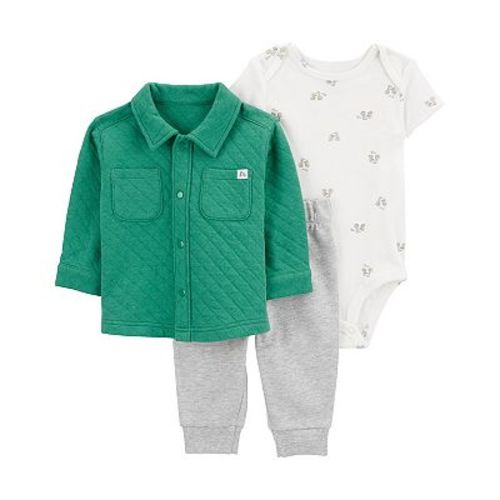 Baby Boy Carter's 3-Piece Quilted Little Cardigan Set