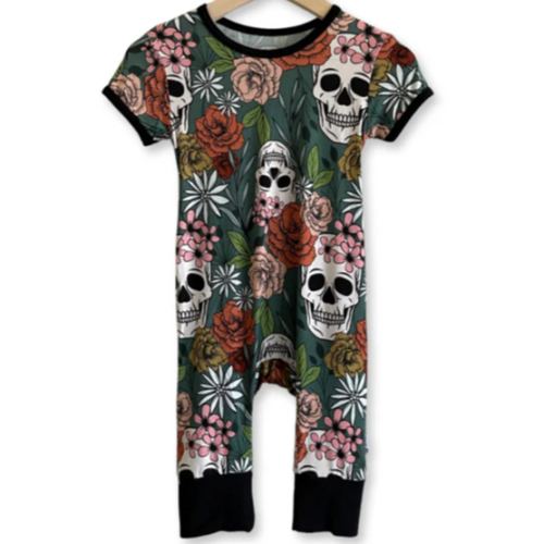 Sweet & Skully Short Long Romper