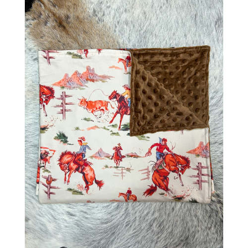 Wild Wild West Minky Blanket