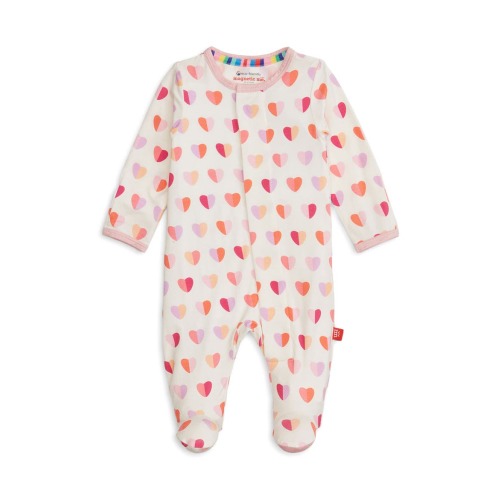 Pink Hearts Magnetic Modal Footie, 3-6M
- Only 1 left