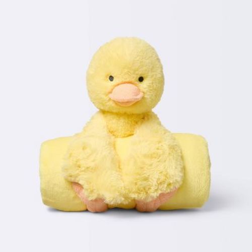 Plush Blanket with Soft Toy - Duck - Cloud Island™: Farm Animals Theme, 40" Height, 1.04 lbs Weight