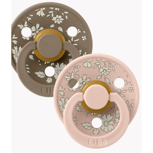 BIBS x LIBERTY Colour 2 Pack Capel - Blush Mix | Modern Heritage – Bibsworld store US