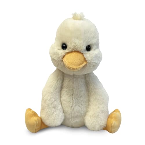 World's Softest Plush Stuffed Animal for Baby, Toddler, Kids, Adults - Adorable Toy Made from Kid-Friendly, Quality Materials - Lushee Off White Duck, 16"