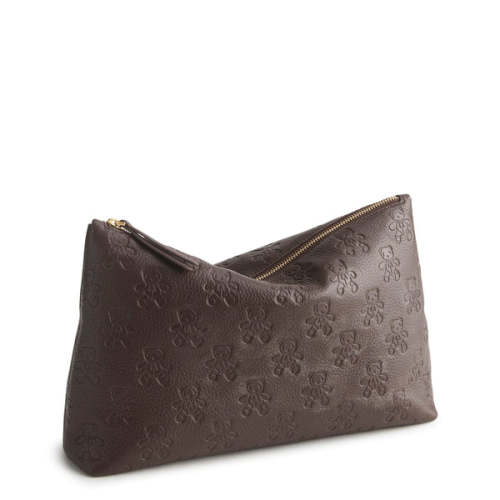 Large Pouch - Bear Mosaic Coffee Bean