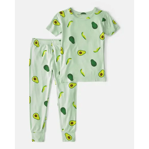 Baby Avocado PurelySoft 2-Piece Pajama Set - Green | Carter's