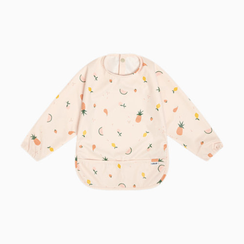 Lalo Smock Bib - Grapefruit Print