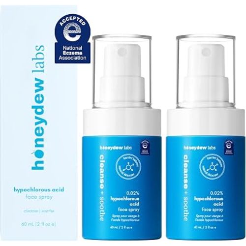Hypochlorous Acid Spray, HOCl Facial Cleanser - 2oz + 2oz
