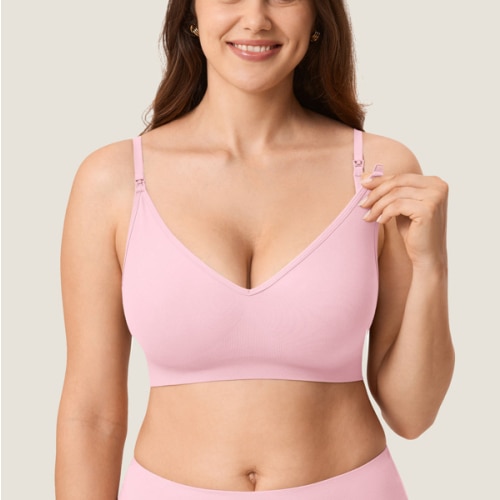 Seamless Soft Knit Nursing Bra
