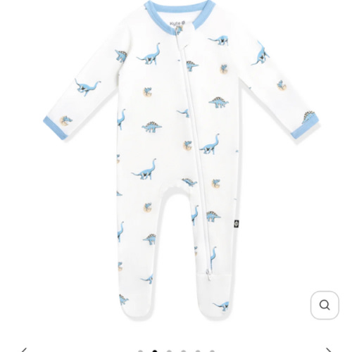 Zippered Footie in Jurassic
