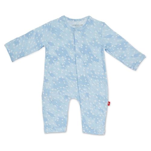 Magnetic Me Easy-Close Modal Coverall Jumpsuit Blue Doeskin 9-12 Months