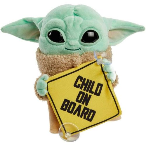 Star Wars Grogu Plush “Child on Board” Sign