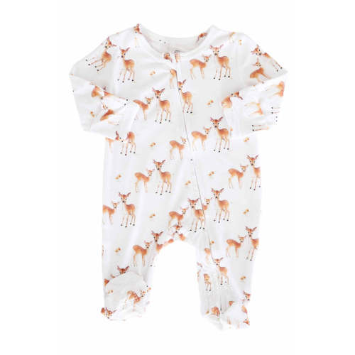 Deer Zipper Footies