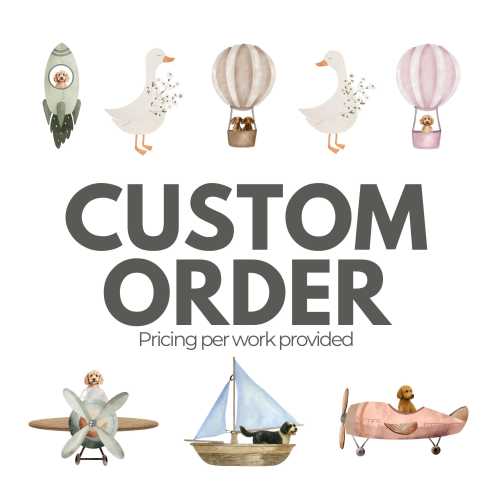 COLOUR CHANGE (existing listing set of 6)