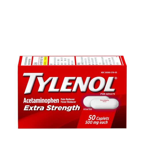 Tylenol Extra Strength Acetaminophen 500 MG Caplets, 24 Count, 100 Count, 200 Count, 50 Count, 225 Count