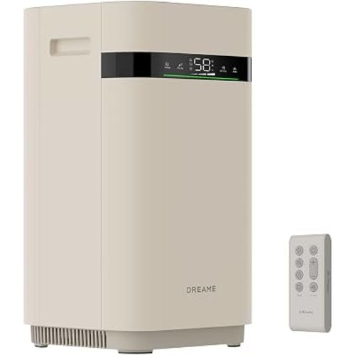 Dreame Mist-Free Humidifier H40, Cool Evaporative Air Humidifier with 3-Stage Purification for Comfotable Air, 6L Easy to Fill & Clean, Suitable for Large Bedroom Plant, Indoor, Home, Quiet Sleep Mode