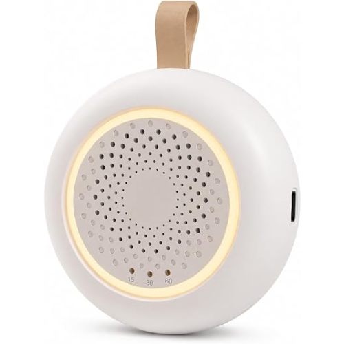 Portable White Noise Machine for Baby, 24 Nursery Sleep Sounds, Night Light