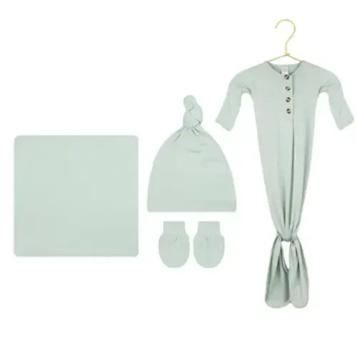 Joey Newborn Gown & Hat Bundle