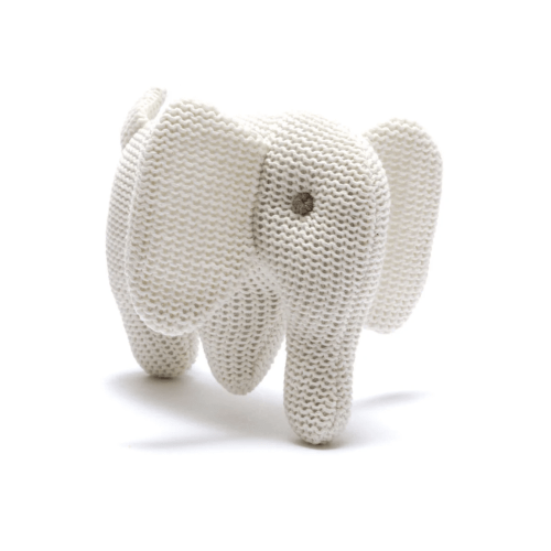 Knitted Elephant Rattle