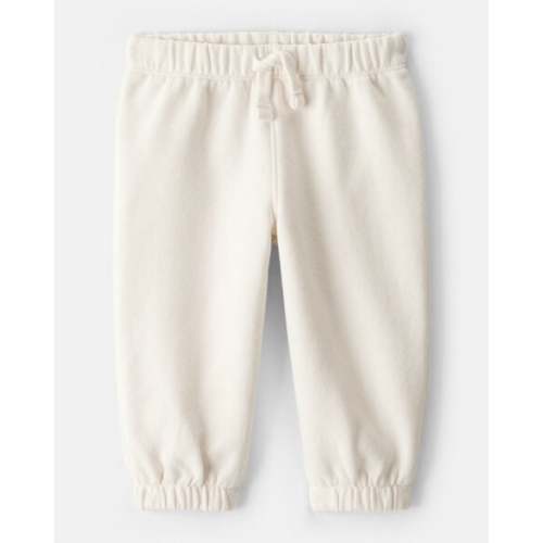 Baby Girl Fleece Pants - Cream - Carter's | Carter's