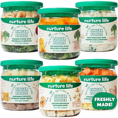 Nurture Life Finger Foods - Chicken & Beef 12-Meal Variety Pack - Freshly Made - You Order It, We Make It - Shipped in Refrigerated Box