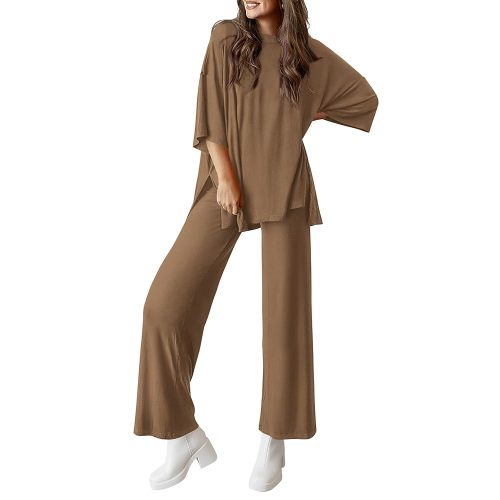 PRETTYGARDEN Two Piece Sets For Women Summer Fashion Lounge Matching Set 2025 Travel Vacation Airport Outfits Clothing
