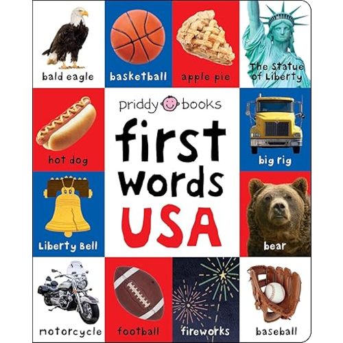 First 100 Words USA: A padded book―perfect for little hands to hold Board book – May 3, 2022
