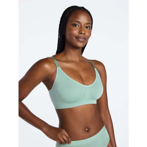 Joyspun Women's Seamless Plunge Pullover Bralette, Sizes S-XXXL