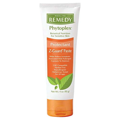 Medline Remedy Phytoplex Z-Guard 4 Ounce, Botanical Skin Protectant Paste, Moisture Barrier for Sensitive Protection