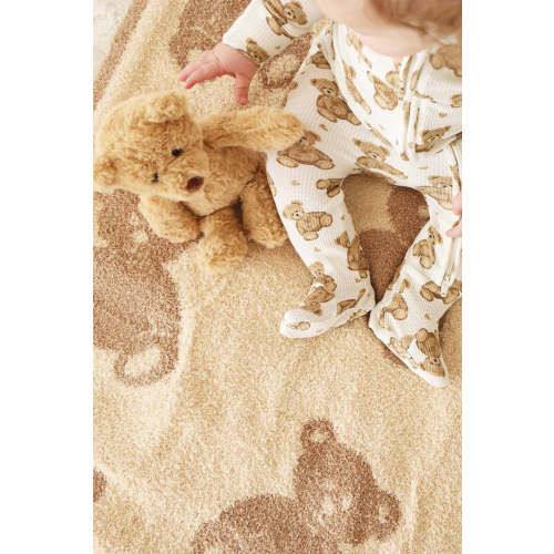 CuddleLane™ Luxe Blankets in Sage Check | Caden Lane