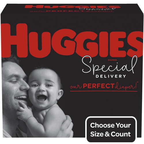 HUGGIES Size Newborn 66 Count Special Delivery Hypoallergenic Baby Diapers,