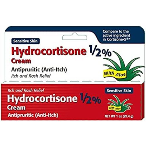 Cream With Aloe for Sensitive Skin, 1 oz Each (Pack of 2)Y